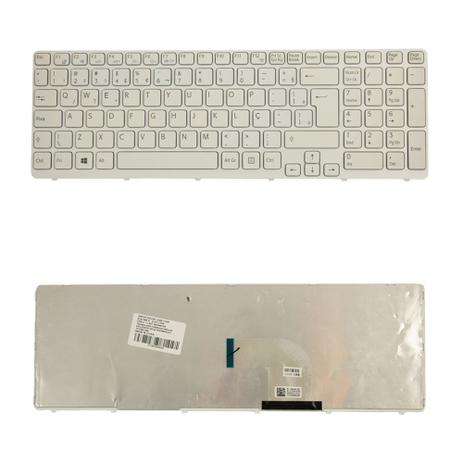 Teclado Para Notebook Sony Vaio Sve1512w1eb Branco C Bringit Teclado Para Notebook Magazine Luiza