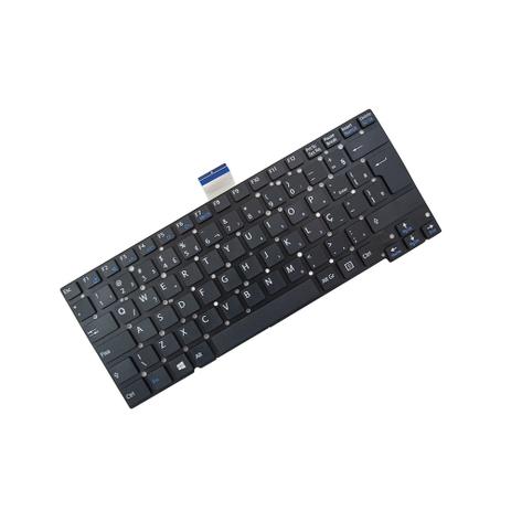 Teclado para Notebook Sony Vaio SVT SVT13114GXS Preto ABNT2 - Bringit Menor preço em Teclado para Notebook Sony Vaio SVT SVT13114GXS Preto ABNT2 - Bringit
