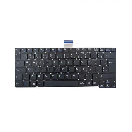 Teclado para notebook Sony Vaio SVT13125CGS Preto ABNT2 - Bringit Menor preço em Teclado para notebook Sony Vaio SVT13125CGS Preto ABNT2 - Bringit