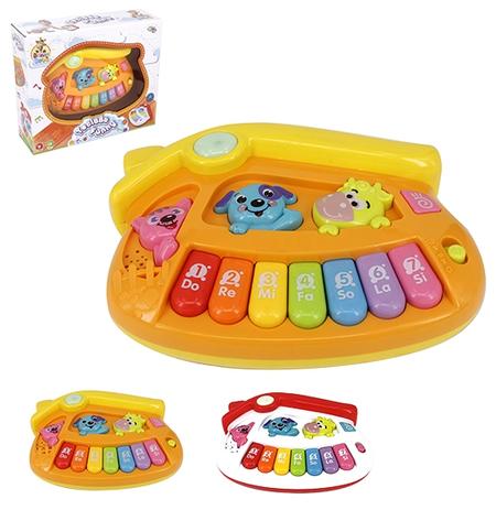 Teclado / piano musical infantil baby casinha colors com luz a pilha na caixa wellkids - Wellmix Menor preço em Teclado / piano musical infantil baby casinha colors com luz a pilha na caixa wellkids - Wellmix