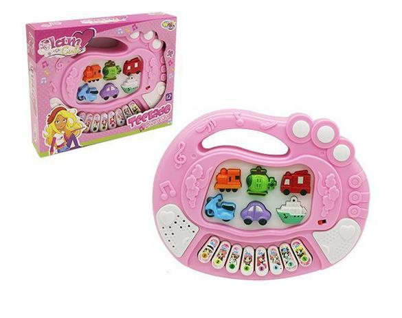 Teclado piano musical infantil educativo glam girls colorida - Wellmix é boa?