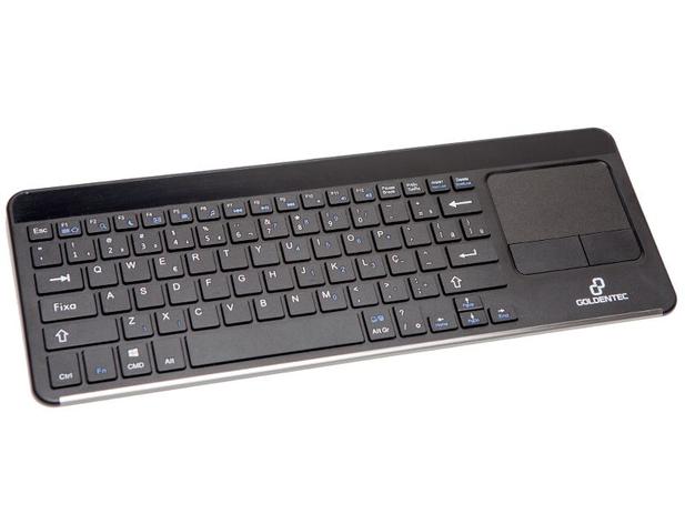 Teclado Premium Sem Fio Touchpad - GOLDENTEC - Goldentec acessorios Menor preço em Teclado Premium Sem Fio Touchpad - GOLDENTEC - Goldentec acessorios