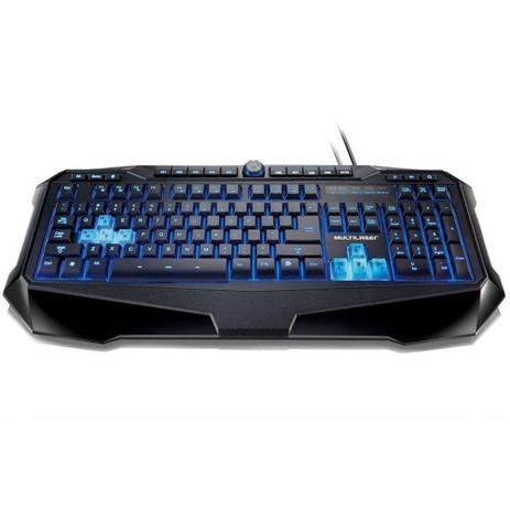 Teclado Profissional Warrior Gamer Preto LED USB TC167 Multilaser Menor preço em Teclado Profissional Warrior Gamer Preto LED USB TC167 Multilaser