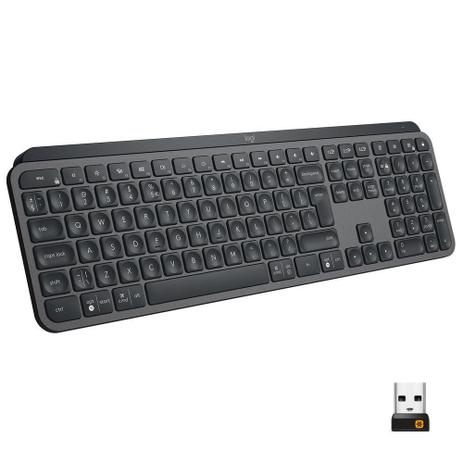 Teclado Sem Fio Logitech MX Keys Bluetooth Cinza 920-009297 - Logitech G Menor preço em Teclado Sem Fio Logitech MX Keys Bluetooth Cinza 920-009297 - Logitech G