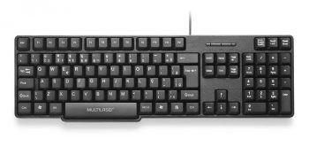 Teclado Slim Preto USB - TC213 - Multilaser Menor preço em Teclado Slim Preto USB - TC213 - Multilaser