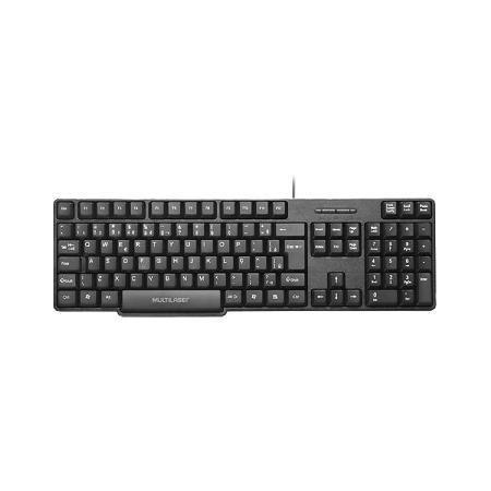 Teclado slim standard ps2 preto tc225 - Multilaser Menor preço em Teclado slim standard ps2 preto tc225 - Multilaser