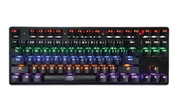 Teclado spectrum gamer Oex Menor preço em Teclado spectrum gamer Oex