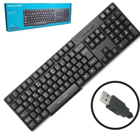Teclado Usb Abnt2 Slim Português Brasil Multilaser Tc213 Menor preço em Teclado Usb Abnt2 Slim Português Brasil Multilaser Tc213