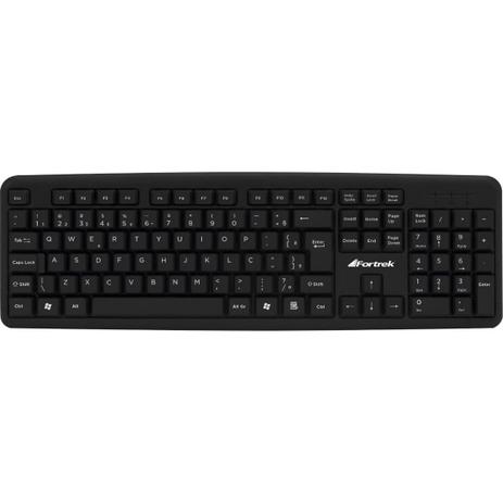 Teclado USB Fortrek SKL-104 Menor preço em Teclado USB Fortrek SKL-104
