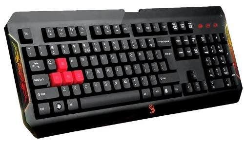 Teclado Usb Gamer Iluminado A4tech Bloody Q100U Menor preço em Teclado Usb Gamer Iluminado A4tech Bloody Q100U