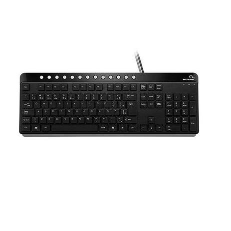 Teclado USB Multimidia Chocolate Multilaser TC143 Menor preço em Teclado USB Multimidia Chocolate Multilaser TC143