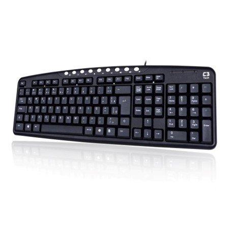Teclado usb multimídia preto c3tech kb2237-2 Menor preço em Teclado usb multimídia preto c3tech kb2237-2