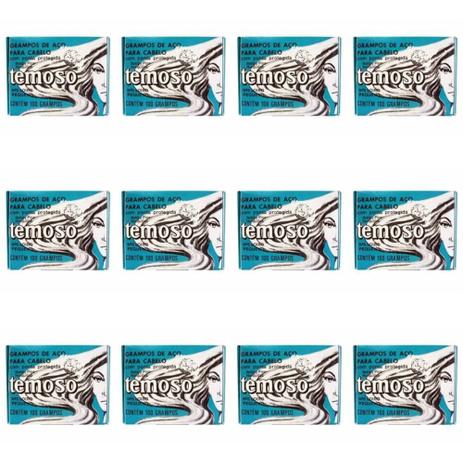Teimoso Grampo N5 Loiro C/100 (Kit C/12) Menor preço em Teimoso Grampo N5 Loiro C/100 (Kit C/12)