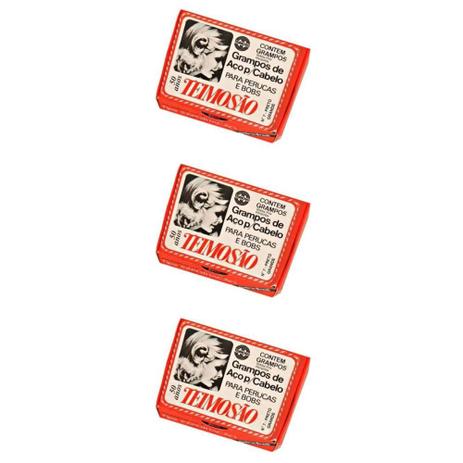 Teimoso Grampo N7 Preto C/100 (Kit C/03) Menor preço em Teimoso Grampo N7 Preto C/100 (Kit C/03)