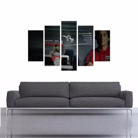 Tela 5 Peças Ayrton Senna Piloto F1 Campeão Mundial 200x100 - Quadros mais Menor preço em Tela 5 Peças Ayrton Senna Piloto F1 Campeão Mundial 200x100 - Quadros mais