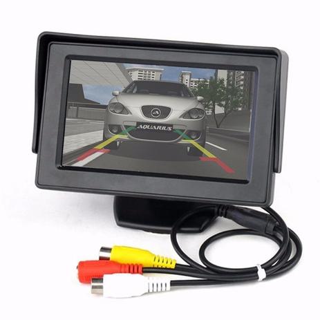 Tela Lcd 4.3 Polegadas Portátil Monitor Veicular E-tech Menor preço em Tela Lcd 4.3 Polegadas Portátil Monitor Veicular E-tech