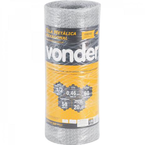 Tela metálica hexagonal malha 1/2” 26 BWG x 60 cm com 50 m viveiro Vonder é ruim? Tela metálica hexagonal malha 1/2” 26 BWG x 60 cm com 50 m viveiro Vonder é boa?