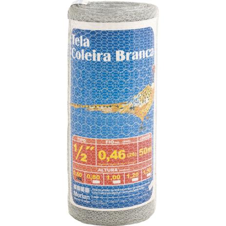 Tela metálica para viveiro fio 26 BWG x 0,6 m rolo com 50 metros - Morlan Menor preço em Tela metálica para viveiro fio 26 BWG x 0,6 m rolo com 50 metros - Morlan