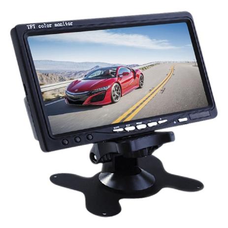 Tela Monitor Veicular 7” Colorida LCD - Ípega Menor preço em Tela Monitor Veicular 7” Colorida LCD - Ípega