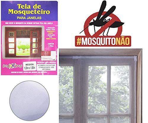 Tela mosquiteiro transparente para janelas 120x150cm - MAXXIMO Menor preço em Tela mosquiteiro transparente para janelas 120x150cm - MAXXIMO