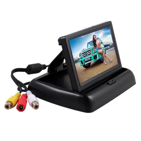 Tela Retratil 4,3 Monitor Veicular Lcd para Camera Re - Morgadosp Menor preço em Tela Retratil 4,3 Monitor Veicular Lcd para Camera Re - Morgadosp