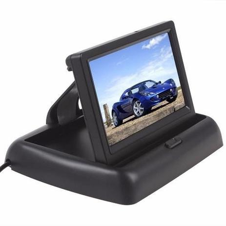 Tela Veicular 4.3 Rétratil Câmera Re Noturna Sensor Re Prata - Import Menor preço em Tela Veicular 4.3 Rétratil Câmera Re Noturna Sensor Re Prata - Import
