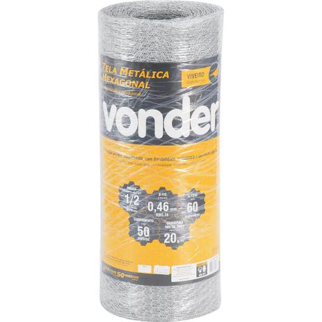 Telametálica Hexagonal Malha 1/2” 26 BwgX60cm com 50m Viveiro - Vonder é ruim? Telametálica Hexagonal Malha 1/2” 26 BwgX60cm com 50m Viveiro - Vonder é boa?