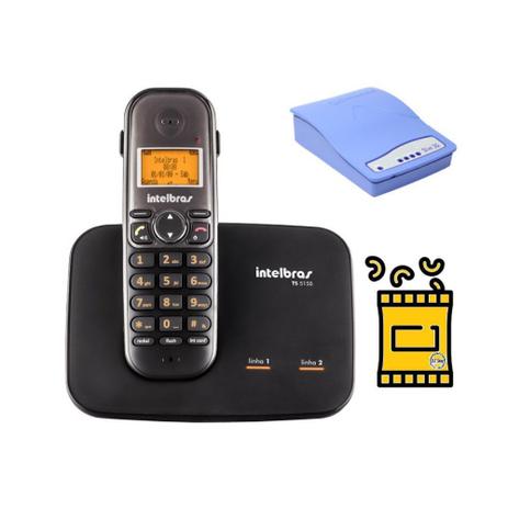 Telefone 2 Linha Bina entrada Chip bateria de alta duração - Intelbras Menor preço em Telefone 2 Linha Bina entrada Chip bateria de alta duração - Intelbras