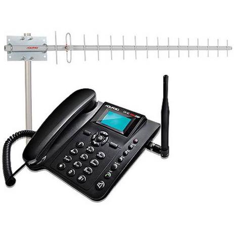 Telefone celular fixo ca-42 - quadriband 850/900/1800/1900 mhz + antena 17dbi 900mhz e cabo de 15m - - Aquário é boa?