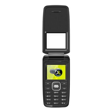 Telefone Celular Flip DL YC330PRE Dual Sim Rádio FM Preto Menor preço em Telefone Celular Flip DL YC330PRE Dual Sim Rádio FM Preto