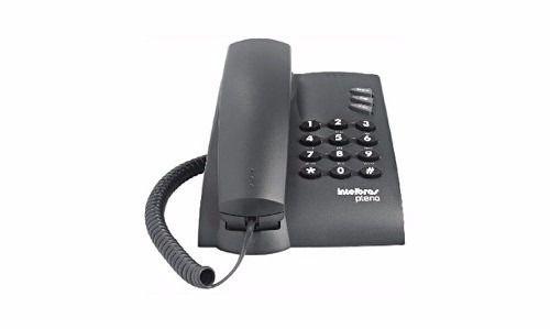Telefone Com Fio e Chave 3 Funções Pleno Preto Intelbras Menor preço em Telefone Com Fio e Chave 3 Funções Pleno Preto Intelbras