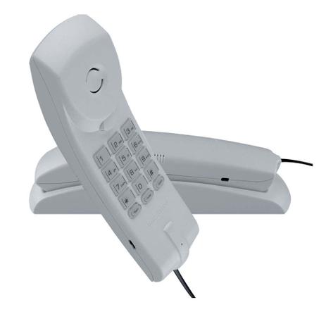 Telefone com fio gôndola TC20 cinza Intelbras - Intelbrás Menor preço em Telefone com fio gôndola TC20 cinza Intelbras - Intelbrás