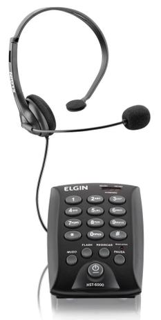 Telefone com Headset Elgin HST-6000 - 42HST6000000 Menor preço em Telefone com Headset Elgin HST-6000 - 42HST6000000