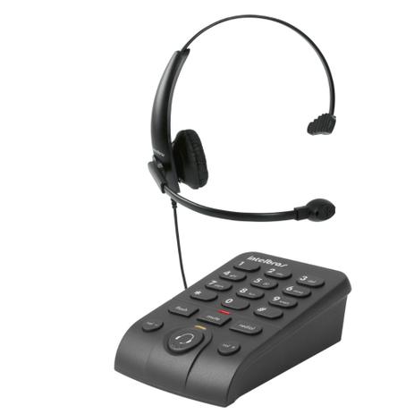 Telefone com Headset Monoauricular HSB50 - Intelbras Menor preço em Telefone com Headset Monoauricular HSB50 - Intelbras