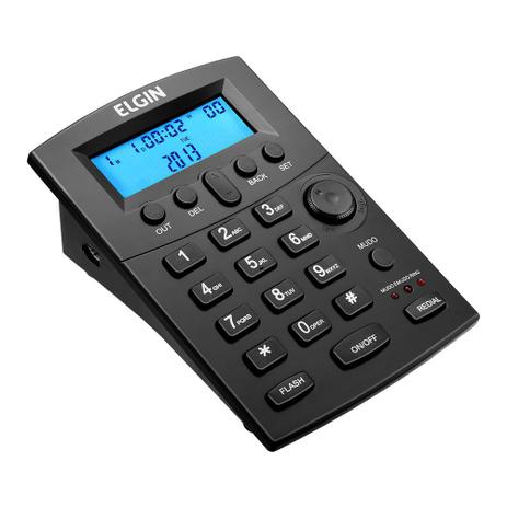 Telefone Elgin Com Fio E Display HST-8000 Menor preço em Telefone Elgin Com Fio E Display HST-8000