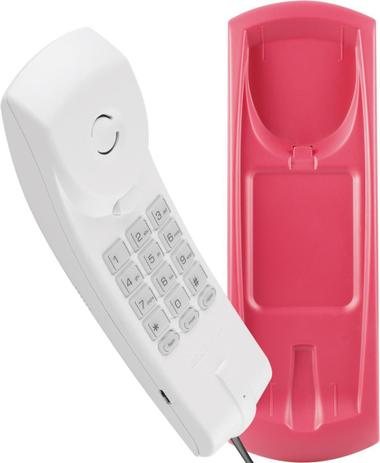 Telefone gôndola color tc 20 cinza ártico/rosa - funções mudo, flash e rediscar - teclado iluminado - Intelbras Menor preço em Telefone gôndola color tc 20 cinza ártico/rosa - funções mudo, flash e rediscar - teclado iluminado - Intelbras