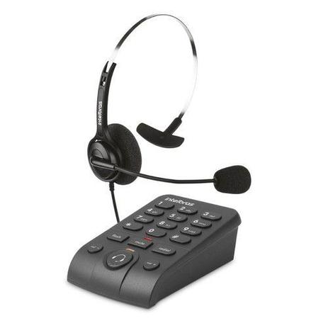 Telefone Headset Atendimento Telemarketing Intelbras Hsb40 Menor preço em Telefone Headset Atendimento Telemarketing Intelbras Hsb40