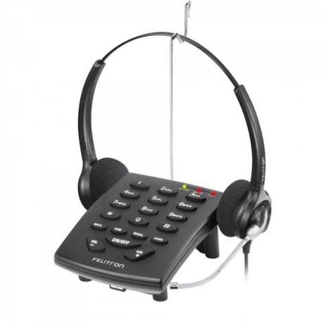 Telefone Headset S8010 S8010 BLACK VG Felitron - Exbom Menor preço em Telefone Headset S8010 S8010 BLACK VG Felitron - Exbom