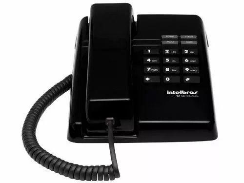 Telefone Intelbras Com Fio Tc50 Premium Preto Menor preço em Telefone Intelbras Com Fio Tc50 Premium Preto
