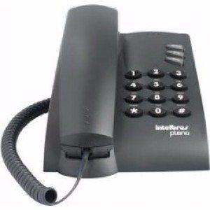 Telefone Intelbras Pleno Preto S/ Chave Menor preço em Telefone Intelbras Pleno Preto S/ Chave