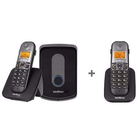 Telefone Interfone Sem Fio Intelbras TIS 5010 DECT 6.0 + 1 Ramal TS 5121 Menor preço em Telefone Interfone Sem Fio Intelbras TIS 5010 DECT 6.0 + 1 Ramal TS 5121