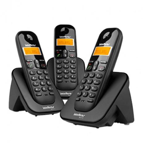 Telefone s/ Fio C/ID TS3113 (Base+2R) Intelbras Menor preço em Telefone s/ Fio C/ID TS3113 (Base+2R) Intelbras