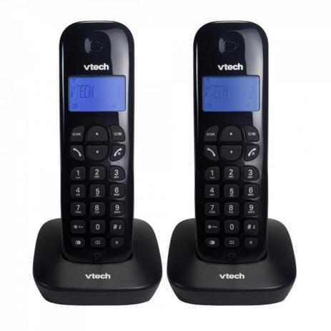 Telefone s/fio c/Ident. de chamadas +1 Ramal VT680MRD2 Preto - Vtech Menor preço em Telefone s/fio c/Ident. de chamadas +1 Ramal VT680MRD2 Preto - Vtech