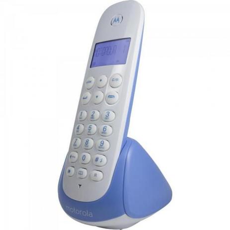 Telefone s/fio Digital c/ Ident de Chamadas MOTO700B Branco/Azul MOTOROLA - 299 Menor preço em Telefone s/fio Digital c/ Ident de Chamadas MOTO700B Branco/Azul MOTOROLA - 299