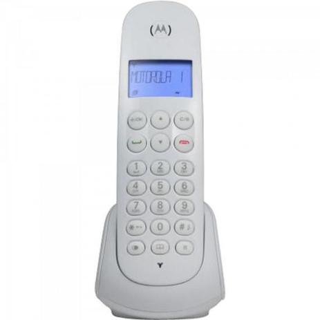 Telefone s/ Fio Digital MOTO700W Branco MOTOROLA - 299 Menor preço em Telefone s/ Fio Digital MOTO700W Branco MOTOROLA - 299