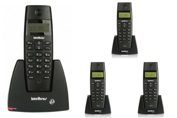 Telefone S/ fio digital TS 40 ID + 3 Ramal TS 40 R Intelbras é boa?