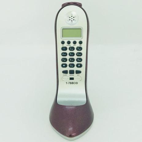 Telefone sapato salto alto marrom - R+ - Aparelhos de Telefone - Magazine  Luiza