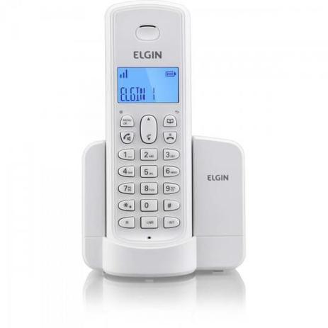 Telefone sem Fio com ID TSF-8001 Branco ELGIN Menor preço em Telefone sem Fio com ID TSF-8001 Branco ELGIN
