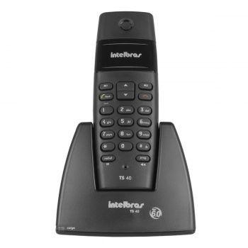 Telefone Sem Fio Digital DECT 6.0 Preto - TS 40 - Intelbras Menor preço em Telefone Sem Fio Digital DECT 6.0 Preto - TS 40 - Intelbras
