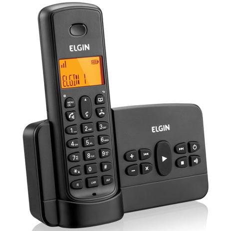 Telefone Sem Fio Elgin Com Identificador de Chamada TSF800SE Preto Menor preço em Telefone Sem Fio Elgin Com Identificador de Chamada TSF800SE Preto
